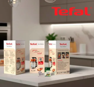 چای‌ساز تفال مدل TF-124 با گرم نگهدارنده