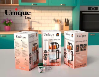 چای‌ساز یونیک مدل UL-124S با گرم نگهدارنده